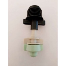 Single Outlet fogger Head 0.6mm Orifice with 1/2 inch Male Threaded Adapter-Green